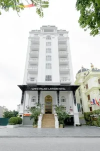 Toàn cảnh White Palace Lam Sơn với kiến trúc nổi bật, là công trình sử dụng sơn cao cấp VIP PRO Harolex.